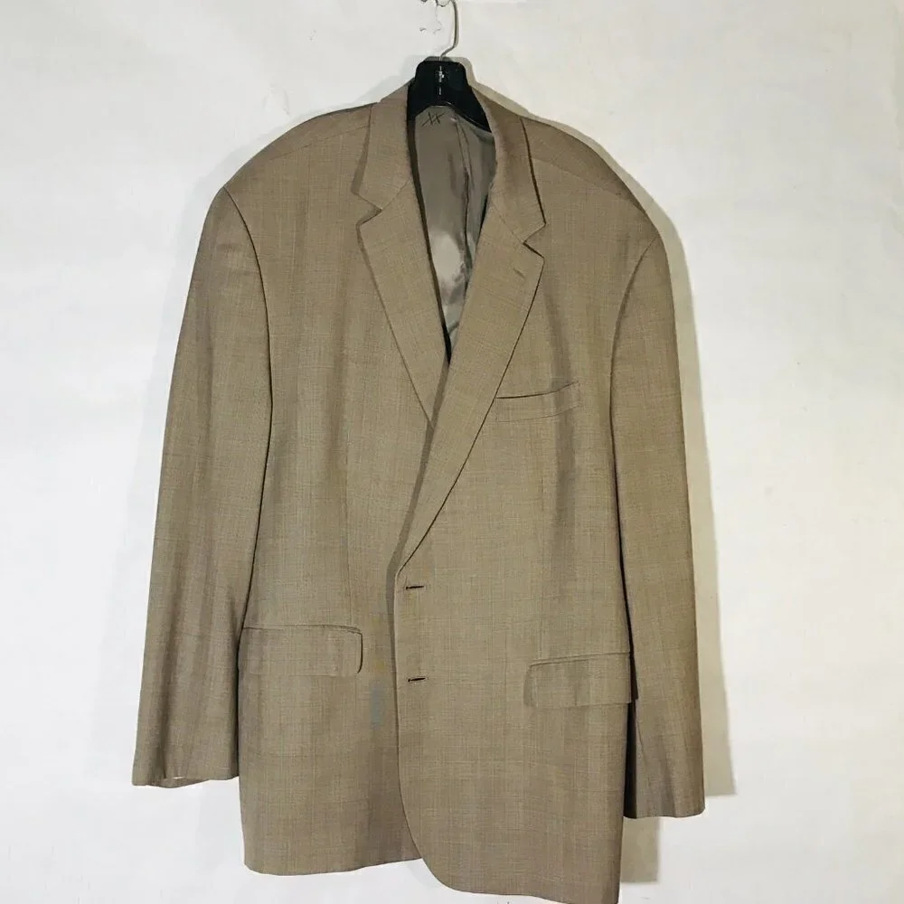 Ralph Ralph Lauren Blazer Sports Coat Jacket Gray Grey 52L Wool Light 2 Button